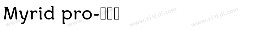 Myrid pro字体转换